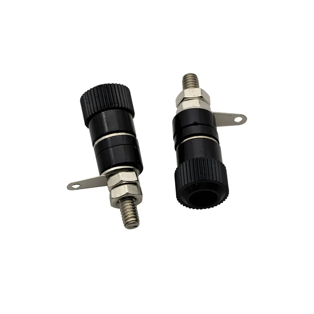 4mm Banana Socket Binding Post Terminal Connectors JS-910B Binding Posts Nut Panel Mount For Speaker Audio