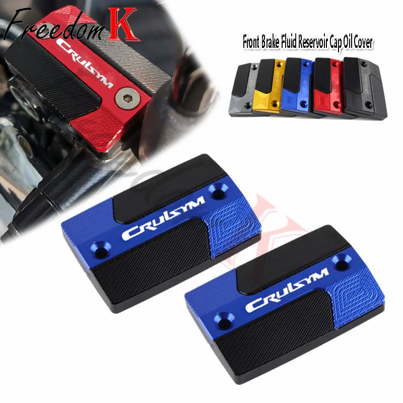 

Motorcycle Front Brake Fluid Reservoir Oil Cup Cap Master Cylinder Cover Fit FOR CRUiSYM Alpha 125/250/300/150X