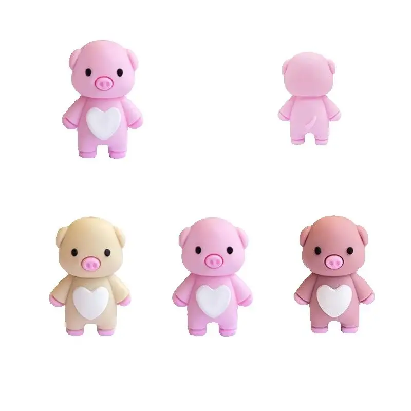 20-個-3d-豚シリコーンビーズ動物フォーカルビーズジュエリー作成-diy-おしゃぶりチェーンブレスレットネックレスジュエリーアクセサリー
