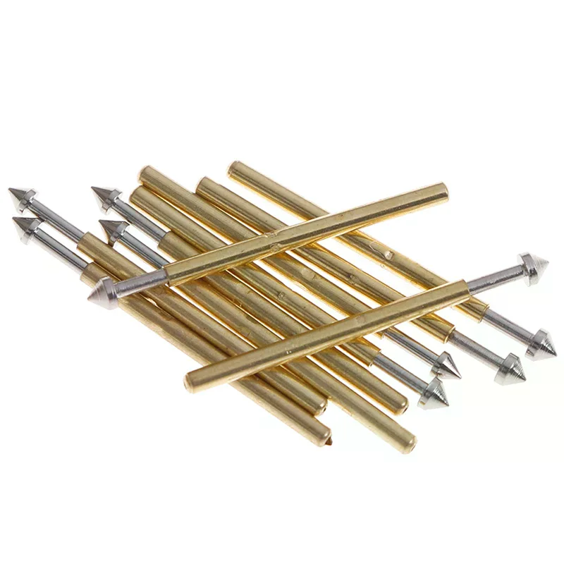 100Pcs P75-E2/E3 spring test probe pogo pin 1.3/1.5mm conical head 1.0mm thimble
