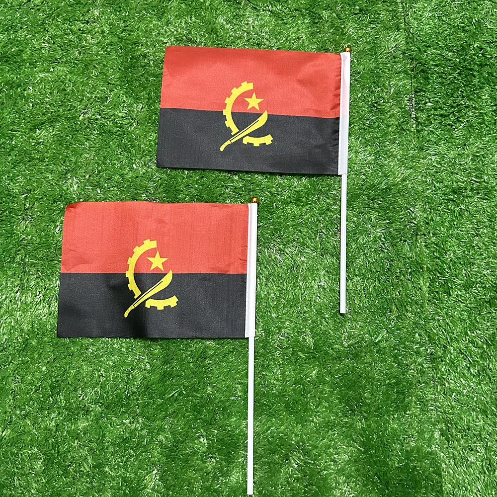 SKY FLAG bandera de Angola para decoración y actividades con asta