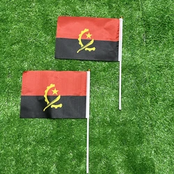 SKY FLAG bandera de Angola para decoración y actividades con asta