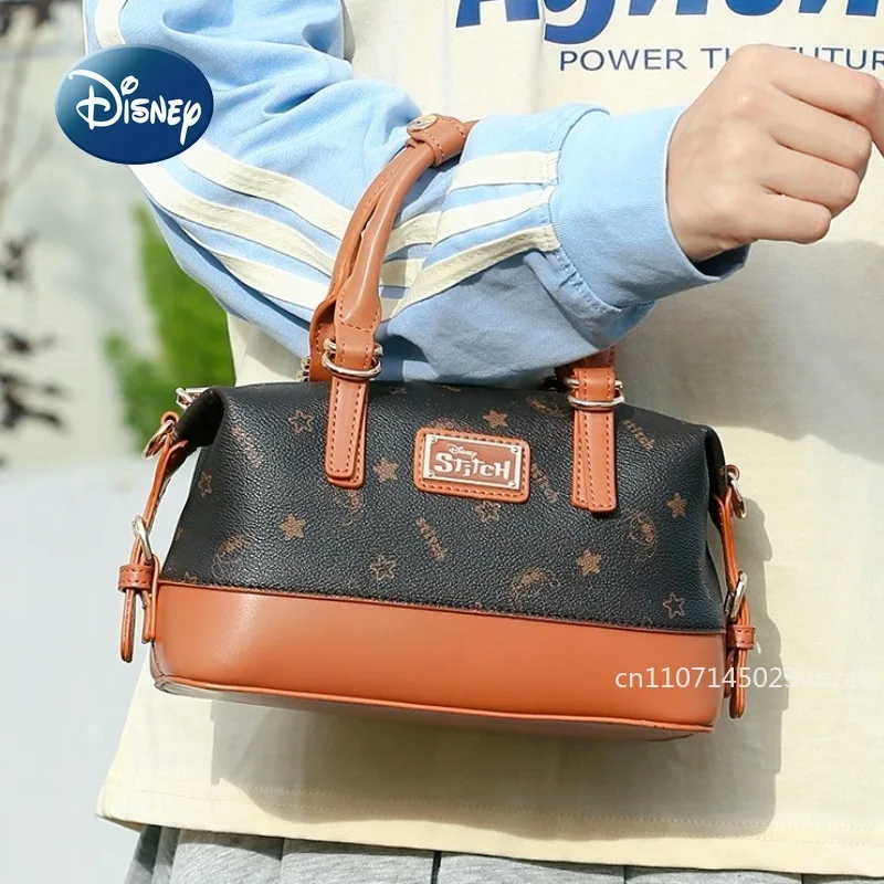 

Disney Stitch New Women's Mini Handbag Luxury Brand Original Women's Mini Shoulder Bag Cartoon Print Fashion Casual Women's Bag