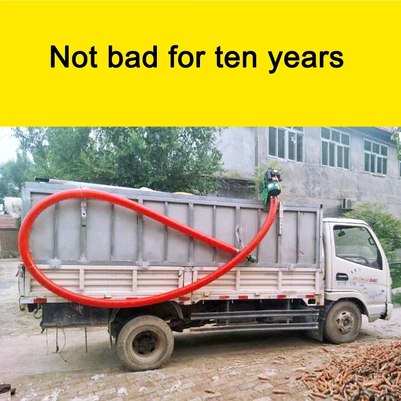 Mesin hisap biji jagung penyedot besar, mesin rumah tangga kecil, pengumpan konveyor gandum selang