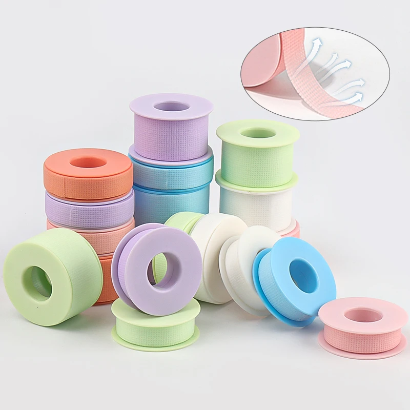 1 pz non tessuto microporoso gel di silicone nastro per ciglia traspirante sensibile resistente sotto il cuscinetto per gli occhi estensione delle ciglia strumenti per il trucco