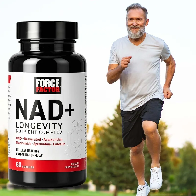 NAD+ Resveratrol - Absorption, Enhance Cell Vitality, Skin Health, Metabolism, Improve Memory and Concentration