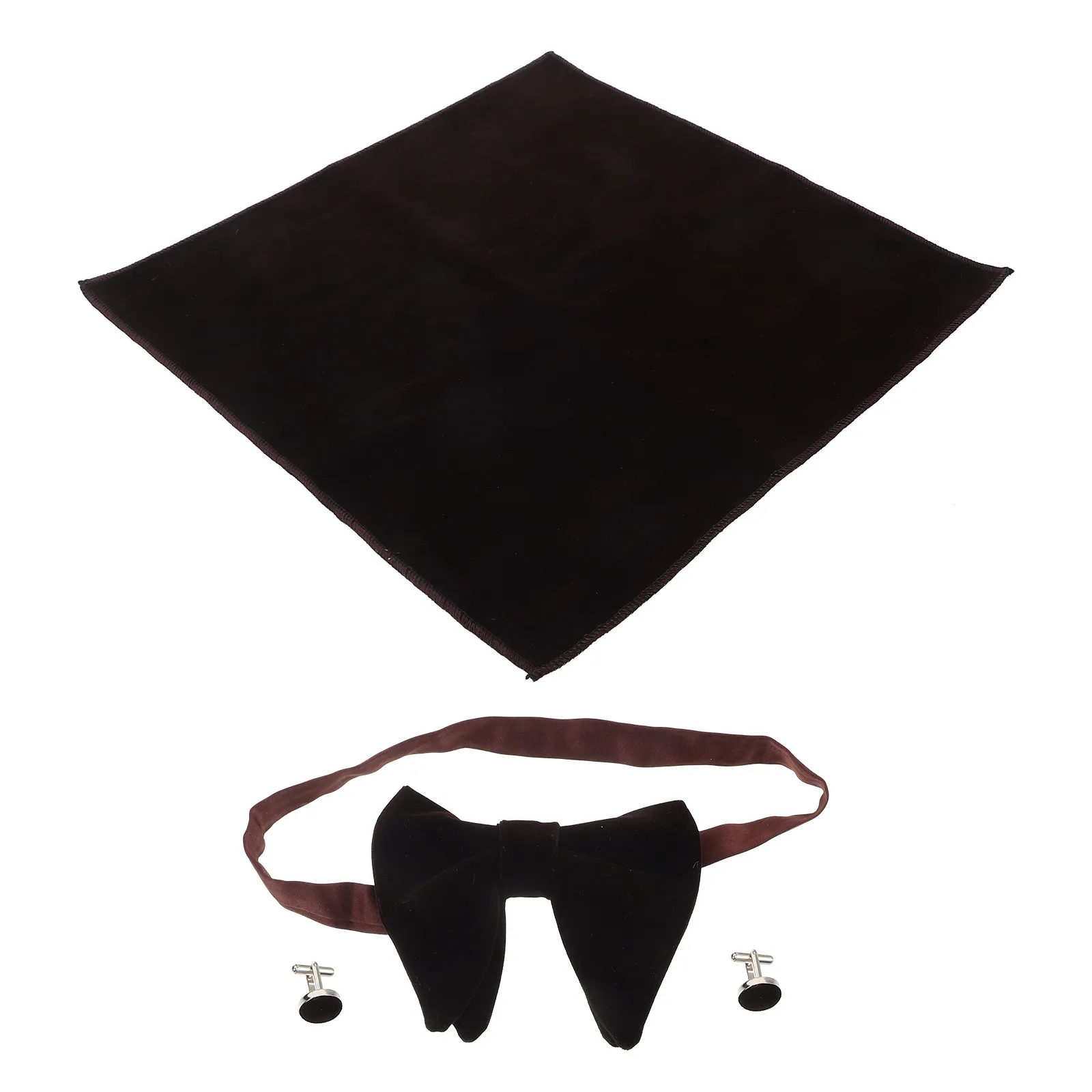 

Набор: мужской галстук-бабочка, платок, запонки для смокинга, аксессуары для костюма жениха, запонки для свадьбы, выпускного вечера, особых мероприятий, для мужчин, для смокинга