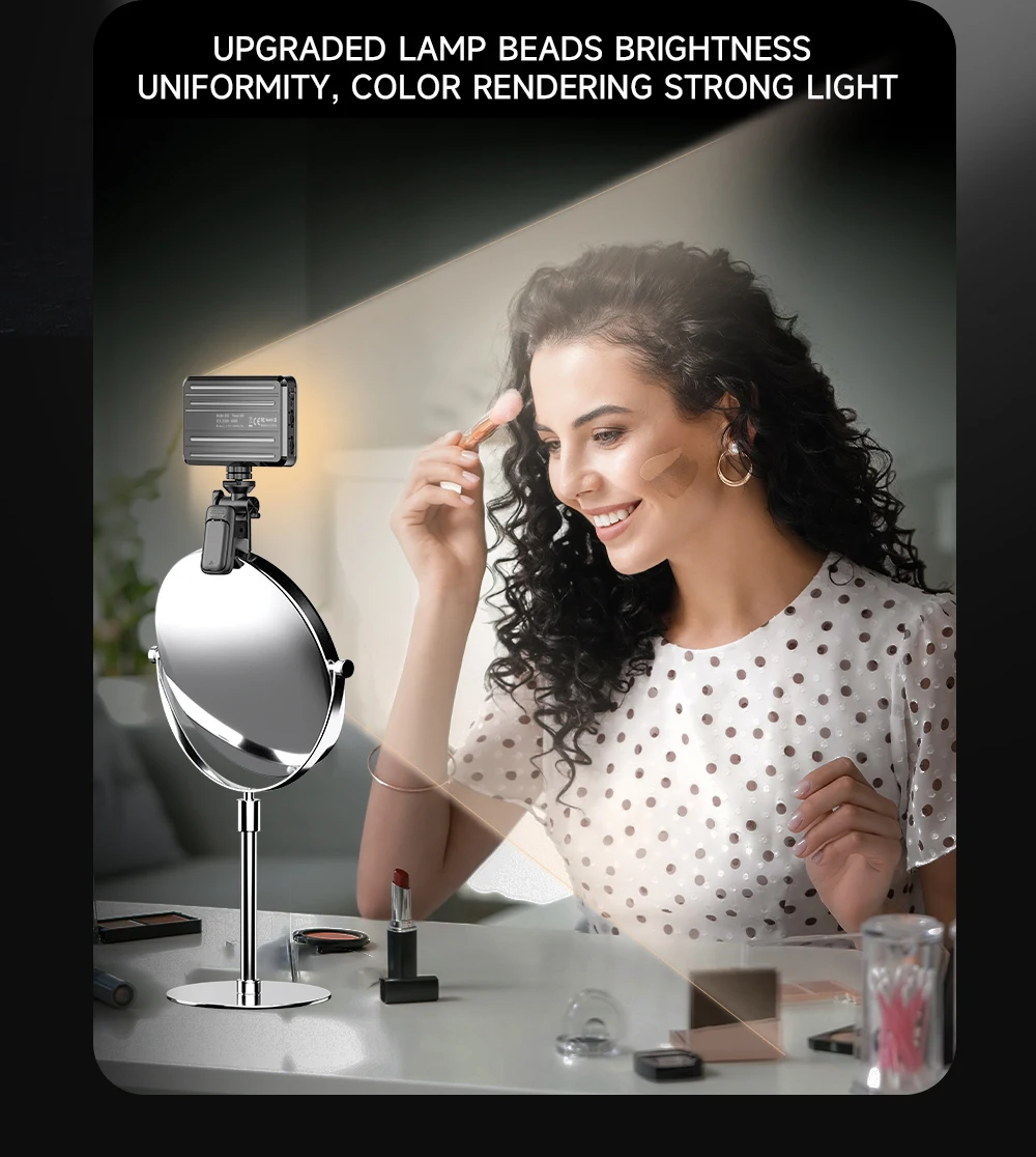 Lampe de remplissage LED aste, 3 modes de température de couleur, lampe de poche portable pour téléphones portables, médicaments portables, maquillage, vidéos selfie TikTok