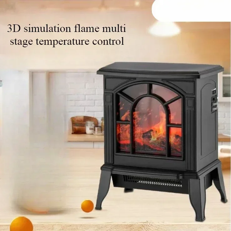 3D simulation flame household electric fireplace heater fast heating energy saving heating PTC heating second gear high power