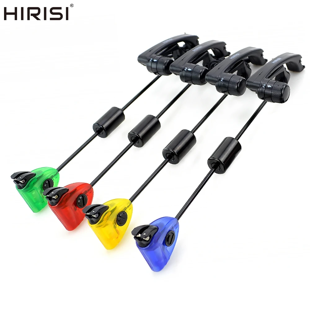 Set de swing bite alarms LED Hirisi para carp fishing B2002 – Maletín