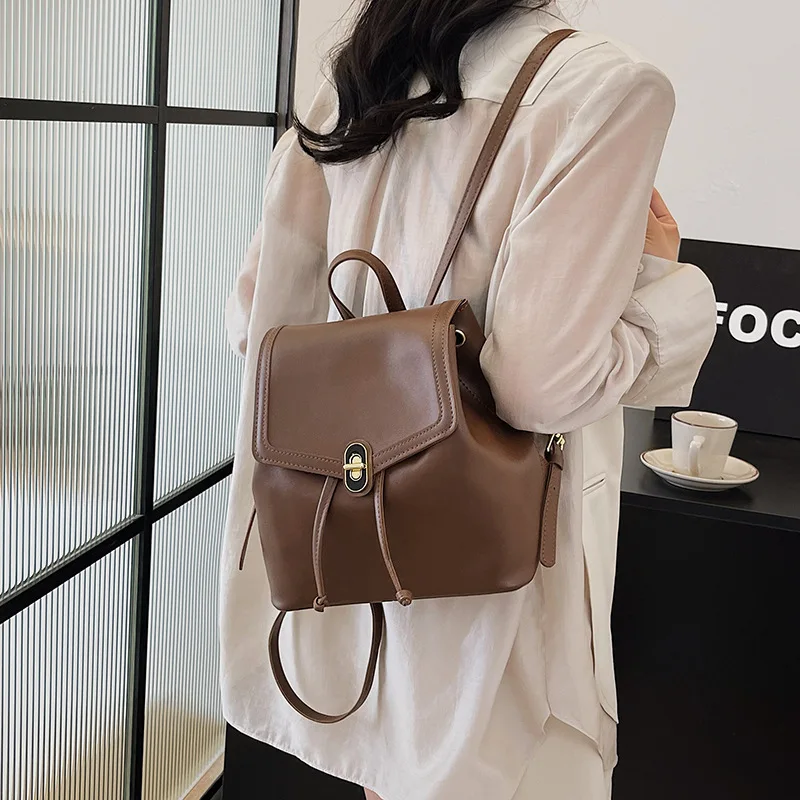 

2025 New Women's Double Shoulder Bag - Fashion Ultra-Light Travel Backpack Large Capacity Shoulder Handbag