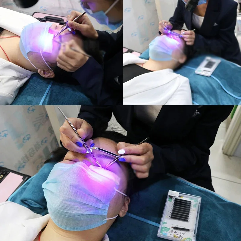 Imagem -06 - Luz Ultravioleta Led uv Led uv Glue Curing Light Beleza Nail Beauty Eyelash Cílios Postiços Enxertos Foot Step Switch Floor Lamp