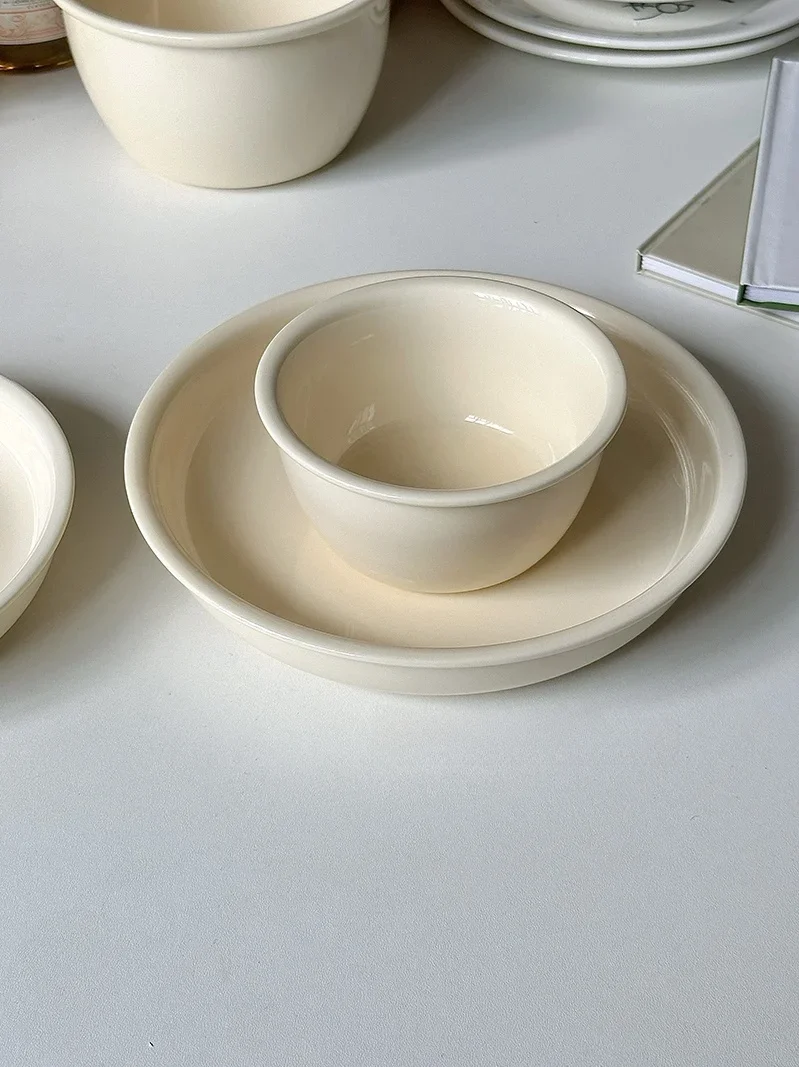 

Cerc Breakfast Bowl in Cr Color for Girls Breakfast Salad Dert Fruit Bowl Simple Sle Morning Meal Soup Bowl