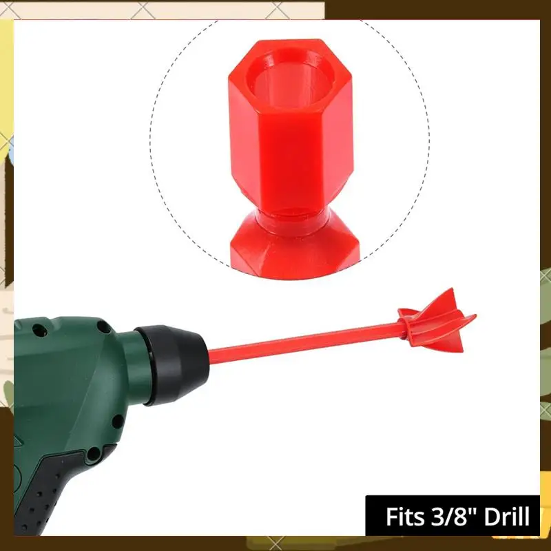 

Epoxy Mixer Attachment For Drill, 12-Piece Set - Helix Paddles, Paint Stirrers Drill Attachment, 6.5-Inch-ABNJ