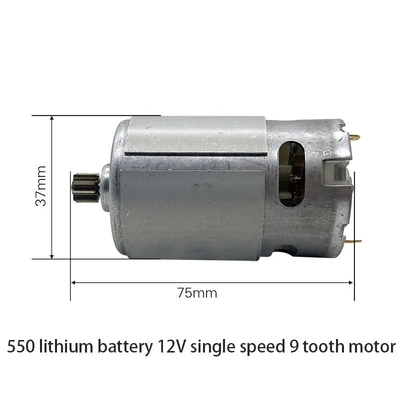 

1 Pack Electric Drill 12V 9 Teeth RS-550VC-8518 Gear Motor for GSR12V-15 3601H68102 Elektrischeo Single Speed ​​DC Motor Tools