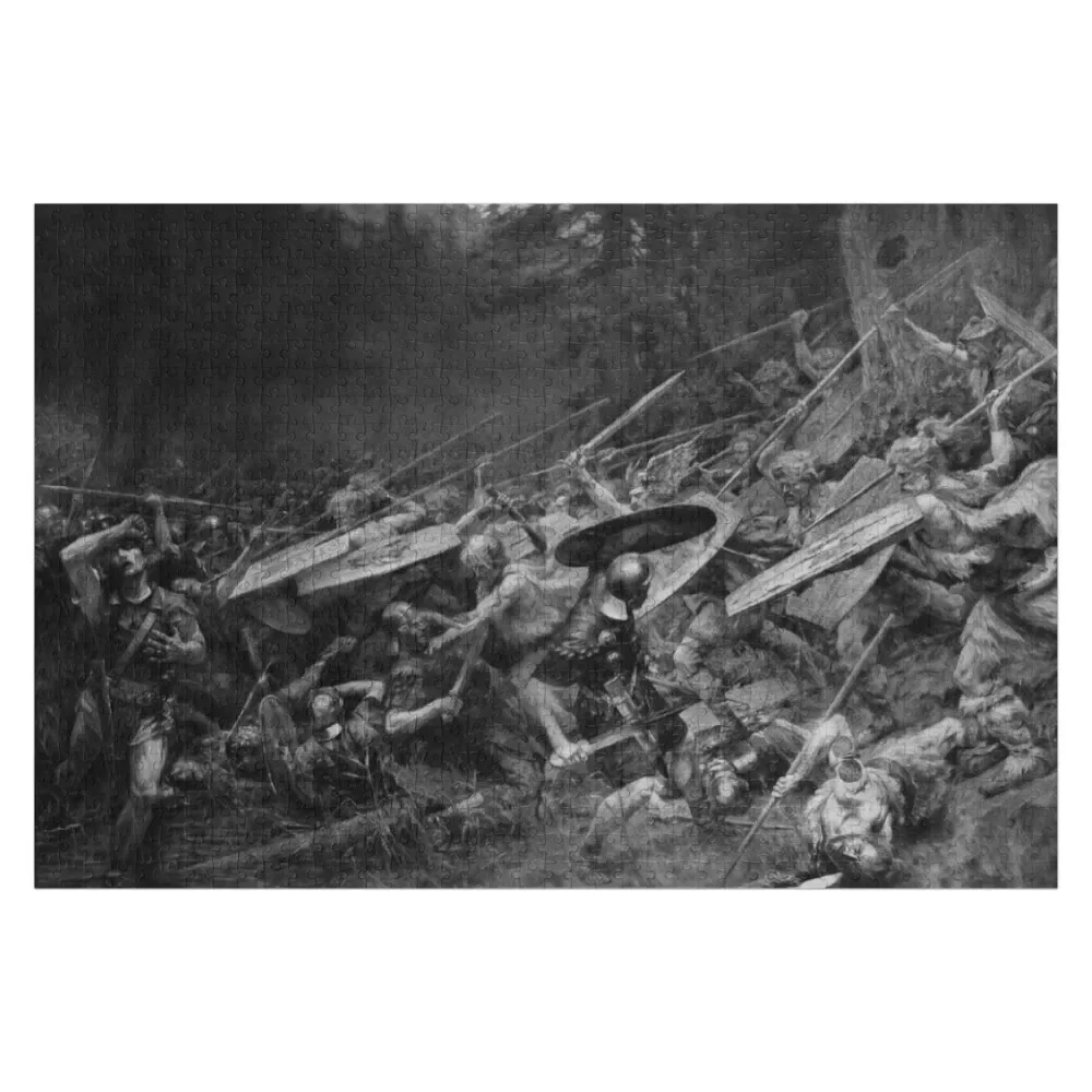 

Battle of the Teutoburg Forest Jigsaw Puzzle Adult Wooden Animal For Children Puzzle