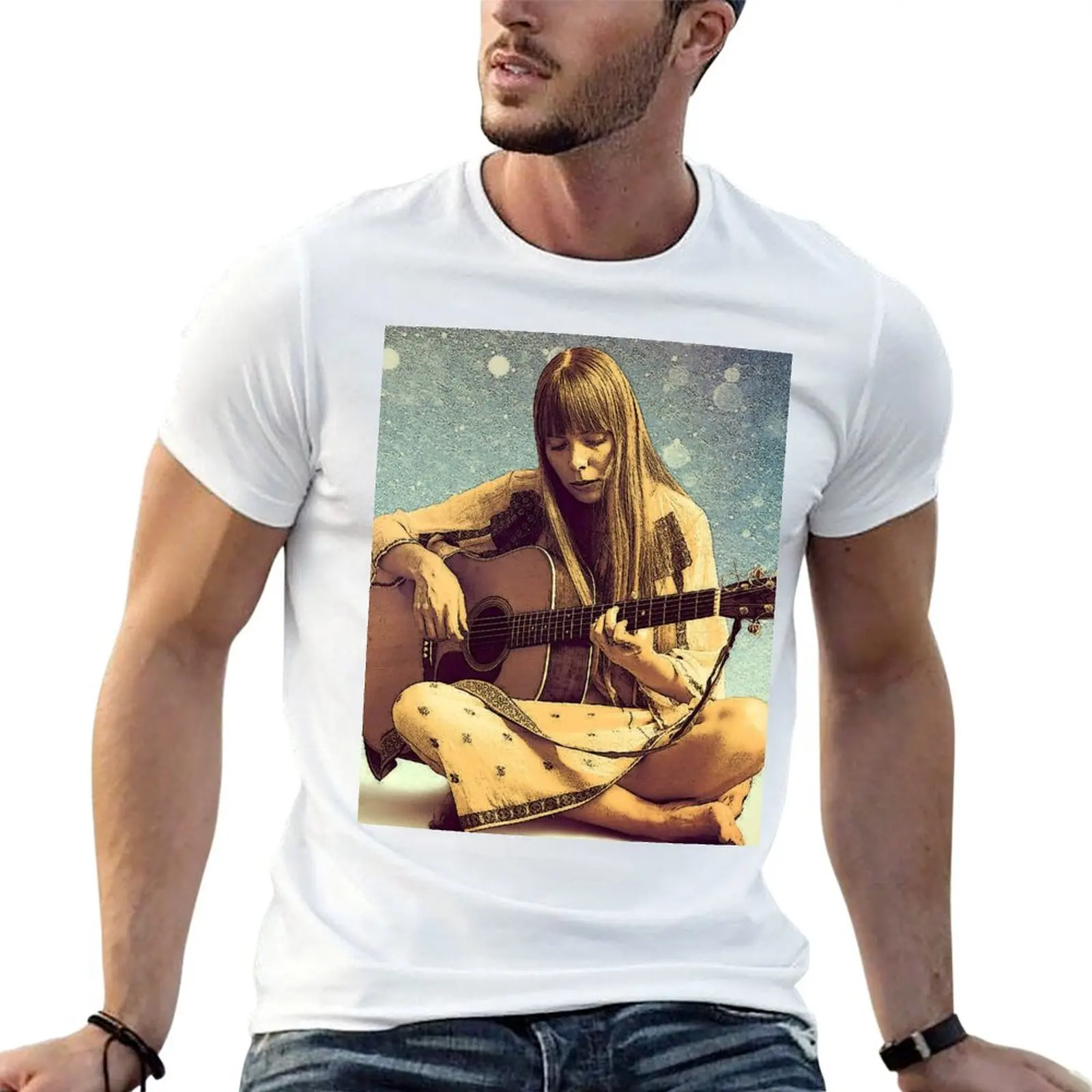 

Joni Mitchell T-Shirt t shirt man casual t shirts for man graphic funny t shirts for man cotton T-shirt