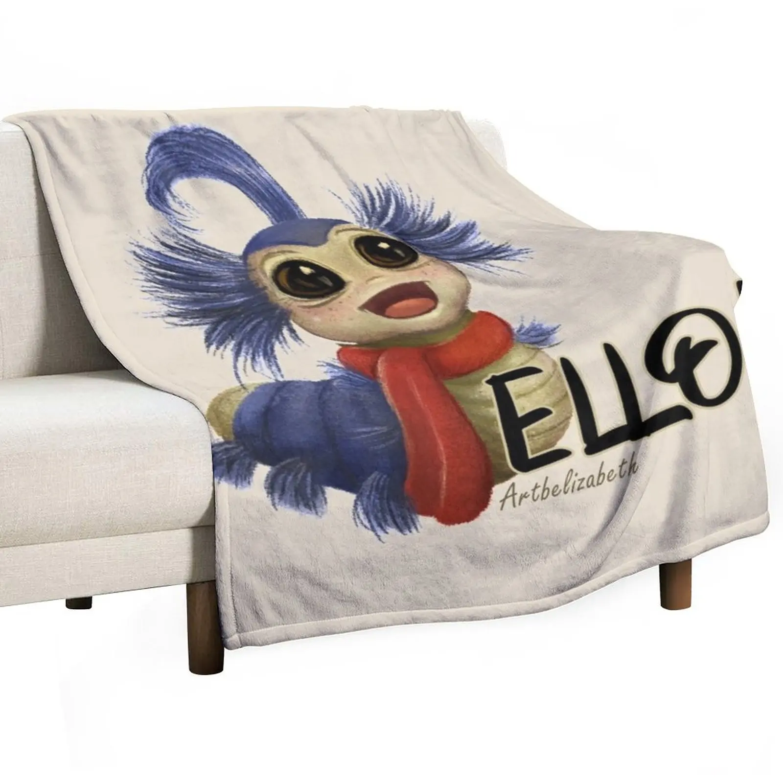 

Labyrinth Worm Throw Blanket Decorative Throw sofa bed Fashion Sofas blankets and throws Blankets