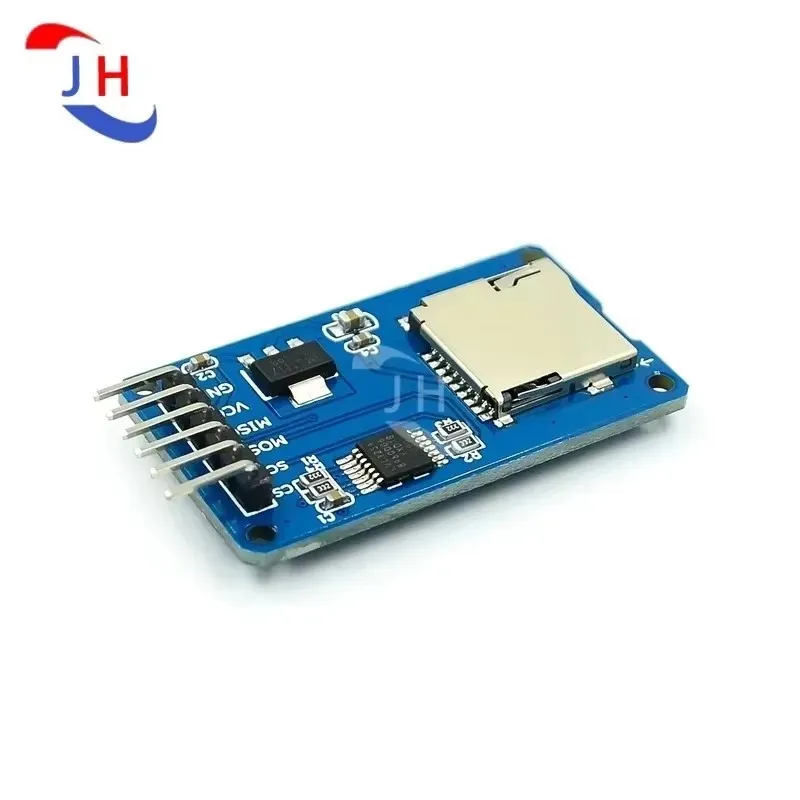 5 uds tarjeta Micro SD Mini módulo lector de tarjetas TF interfaces SPI con Chip convertidor de nivel para interfaz Arduino SPI