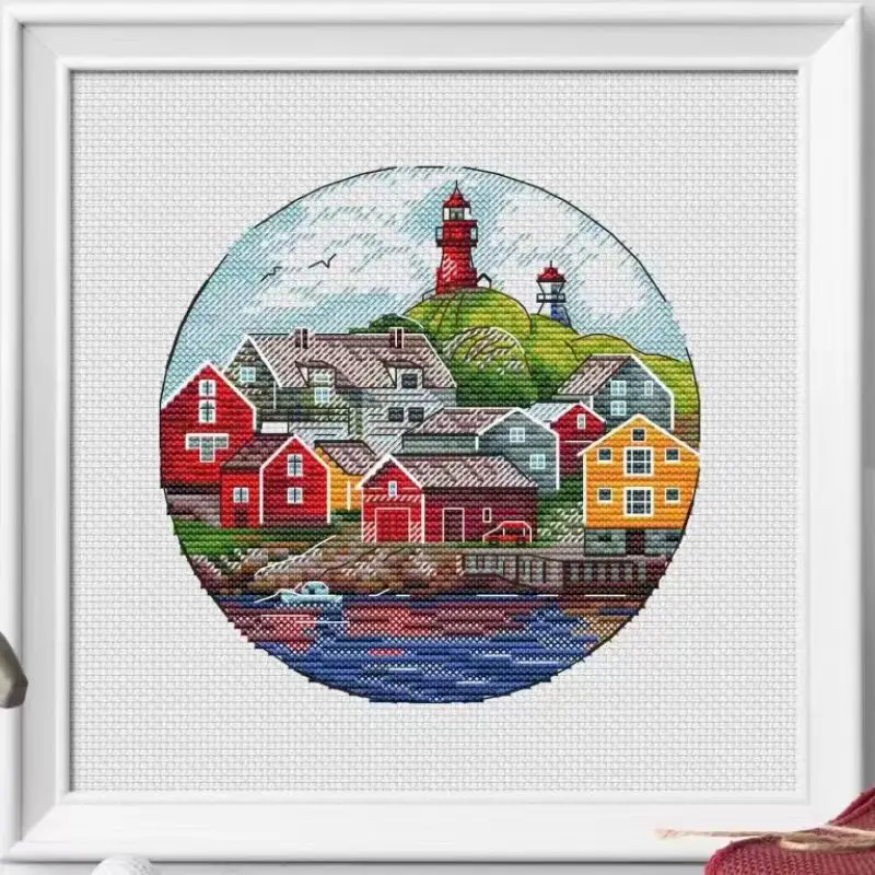 16121C Cross Stitch ONLY FLOSS NO FABRIC NOT Cross-stitch Kit Embroidery Needlework WITHOUT Fabric Homfun Painting Crossing
