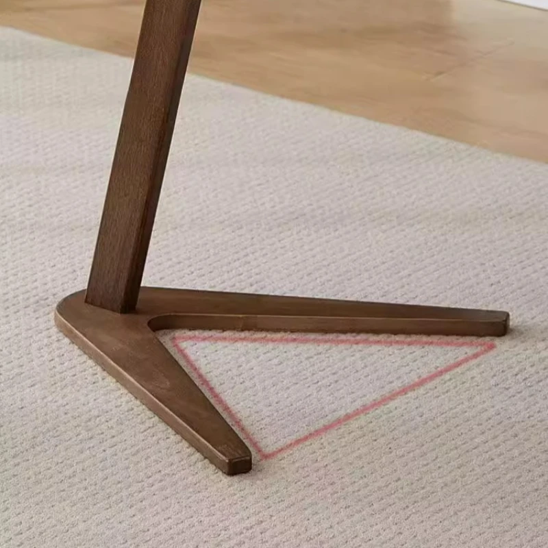 Imagen 6: Mesa auxiliar multifuncional de madera maciza, sofá, sala de estar, café móvil, esquina minimalista Simple, Mini Mesa pequeña, muebles para el hogar