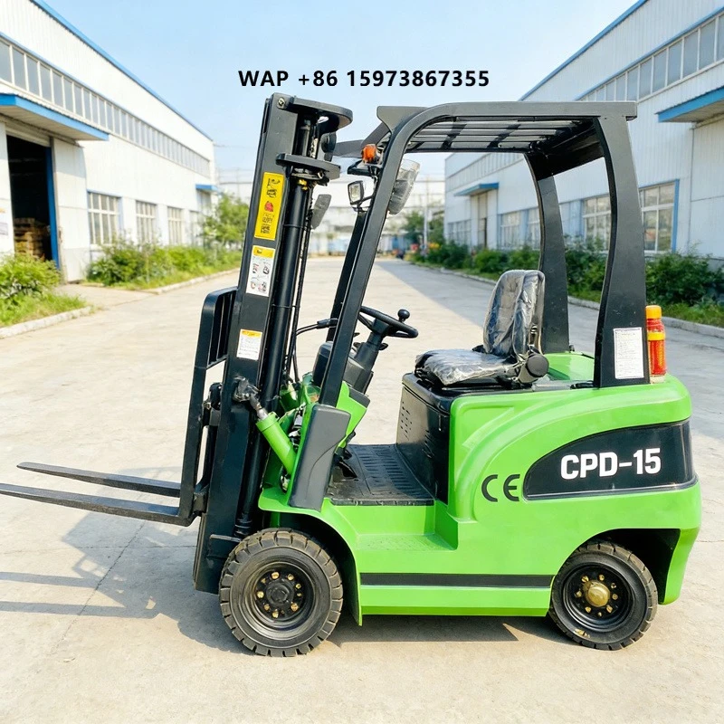 Mini Electric Forklift 0.5-2Ton Portable Stacker Easy Operation for Material Handling Equipment
