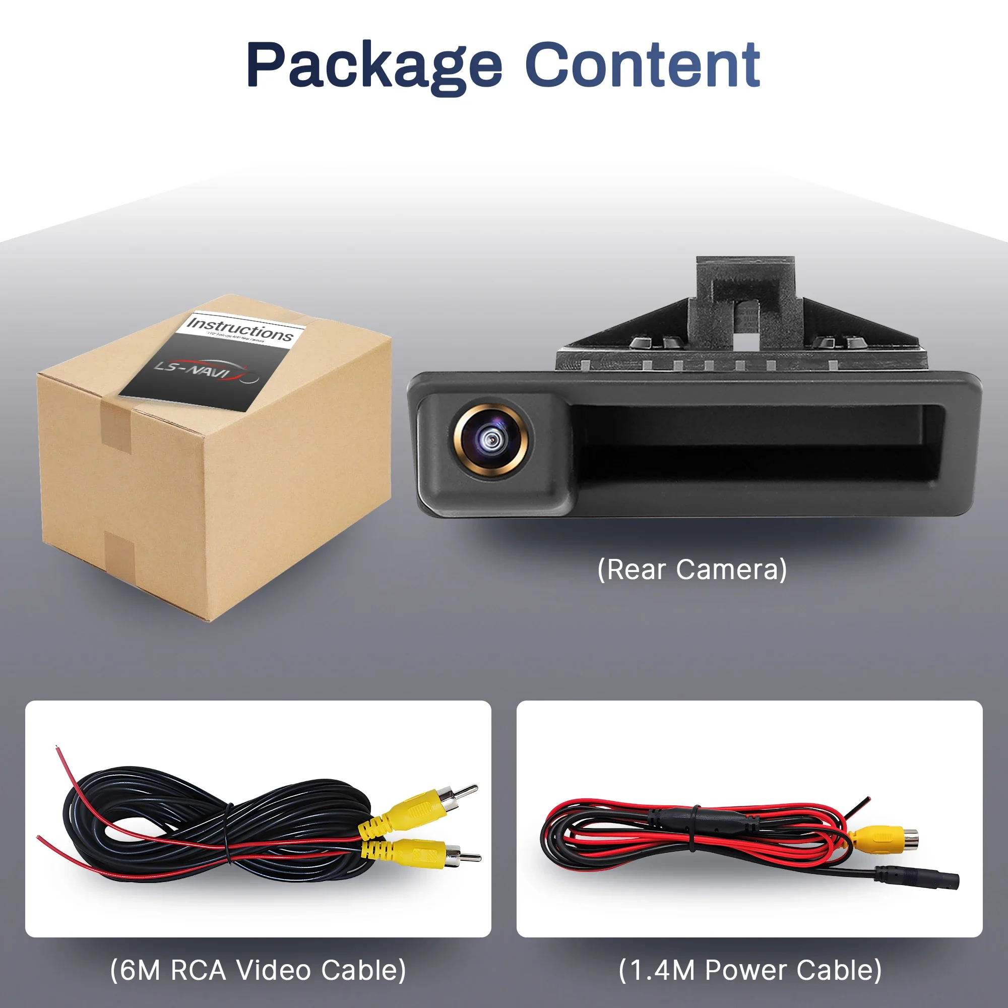 كاميرا بمقبض صندوق السيارة AHD 1080P 170 ° سيارة الخلفية سيارة عكس لسيارات BMW E60 E39 E90 E82 E61 X1 E84 X5 X6 E70 E92 E91 35 سلسلة E88 E93