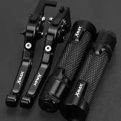 Motorcycle Adjustable Brake Clutch Lever Handlebar Grip Ends FOR YAMAHA XMAX 125/200/250/400 2023 2022 2021 2020 2019 2018 2017