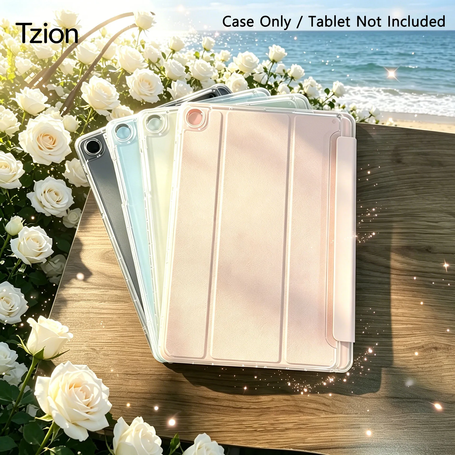 For Samsung Galaxy Tab A7 A8 A9 A11 S6 S7 S8 S9 S10 FE + Lite Plus 8.7 10.4 10.5 10.9 11 Magnetic Flip Smart Cover Tablet Case