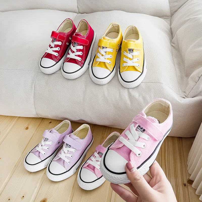 

Kids Boys Shoes Toddler Girls Canvas Shoes Children Skate Shoes Sneakers Casua Girls Boys Candy Color Sneakers Flats Shoes