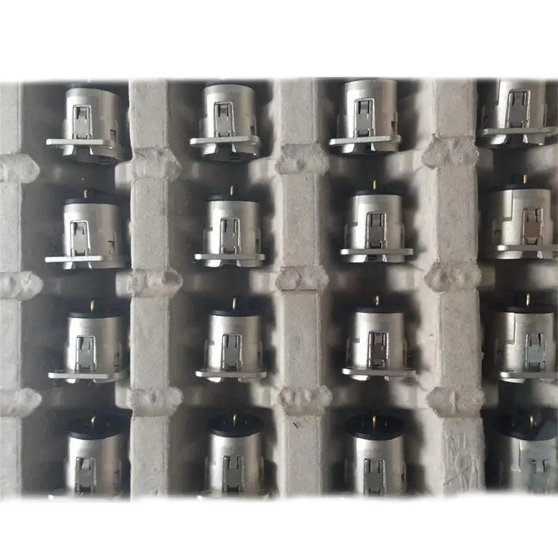 AB42-PCB Connector Socket Male 3 Pin XLR NC3MD-H 1PCS Horizontal Silver Plating
