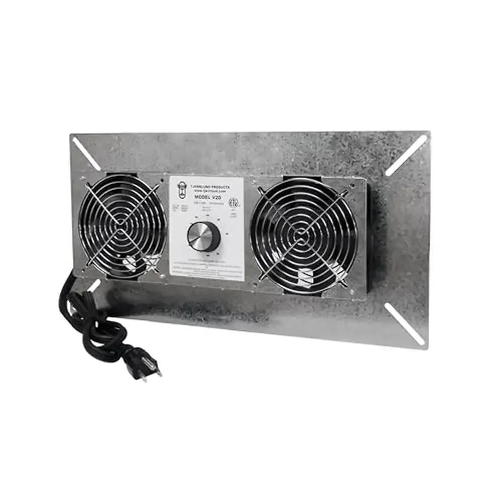 Underaire Moisture Reducing Ventilator Fan 220 CFM with Thermostat and Dehumidistat 12.8