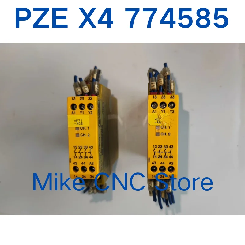 Second hand PZE X4 774585 safety relay tested OK and shipped quickly