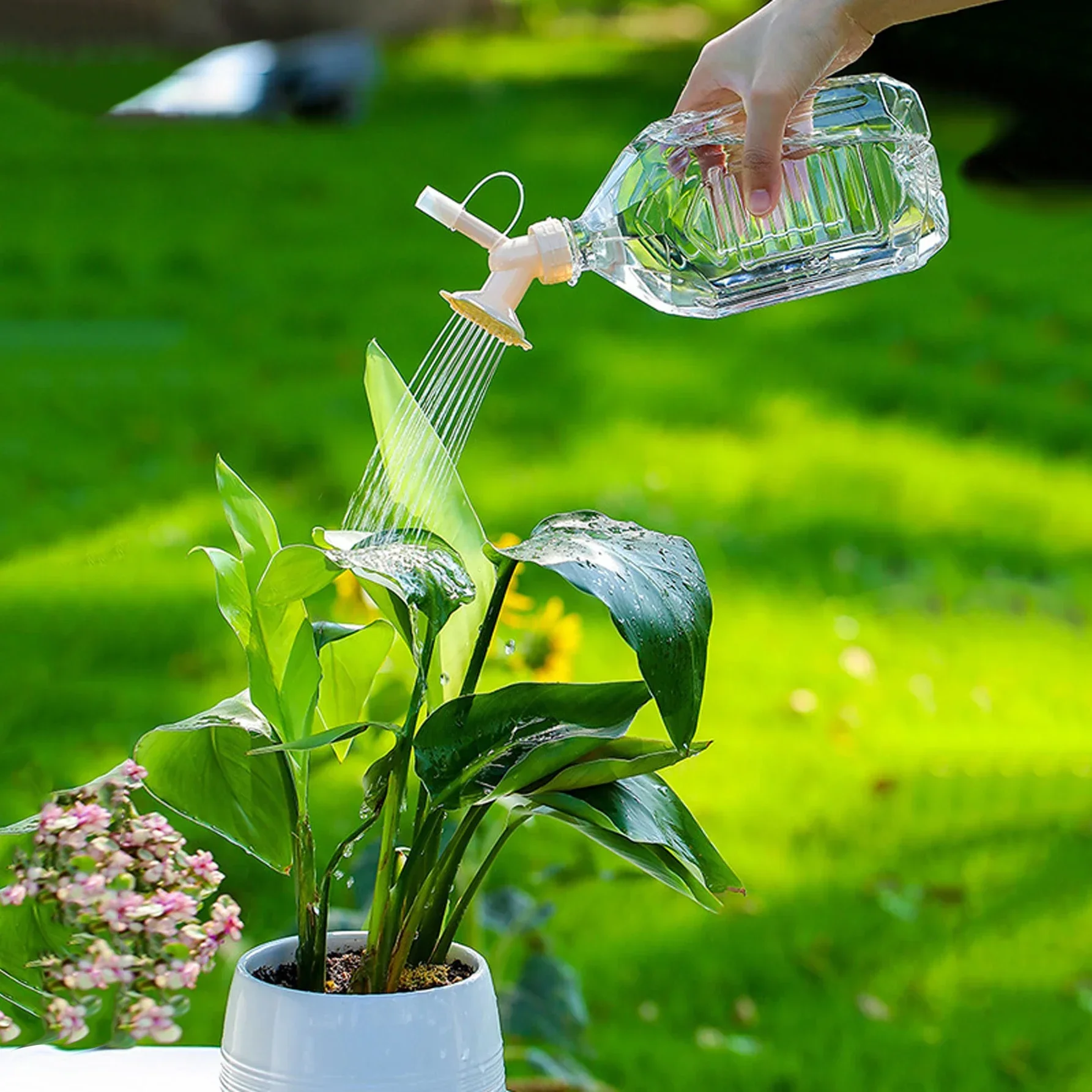 

1pc/2pcs - Multi-Functional Watering Can-Double Sprinkler for Plant Watering,Easy to Use, Perfect for Gardening Enthusiasts