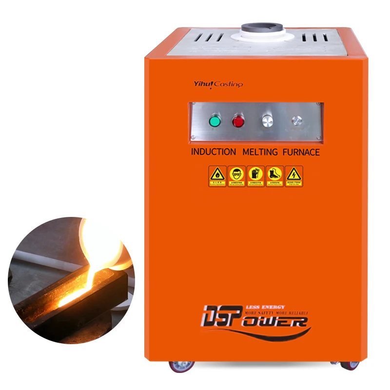 Yihui Casting Energy Saving 6kg Industrial Furnace Simple Gold Smelting Machine Competitive Price for Precious Metal Casting