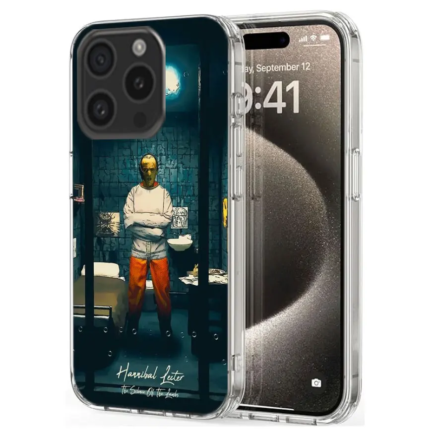 Hot Movie The Silence of the Lambs Clear Phone Case For Apple iPhone 12 13 Mini 11 14 15 16 Pro Max Cover XS MAX XR Soft