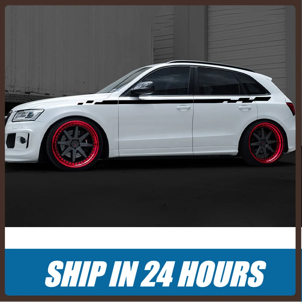 NEW1 Protective Sticker for Audi Q5 FY B9 8R B8 SQ5 80A TFSI 2018 Exterior Trim Protection Anti-Scratch Trim Sticker Door