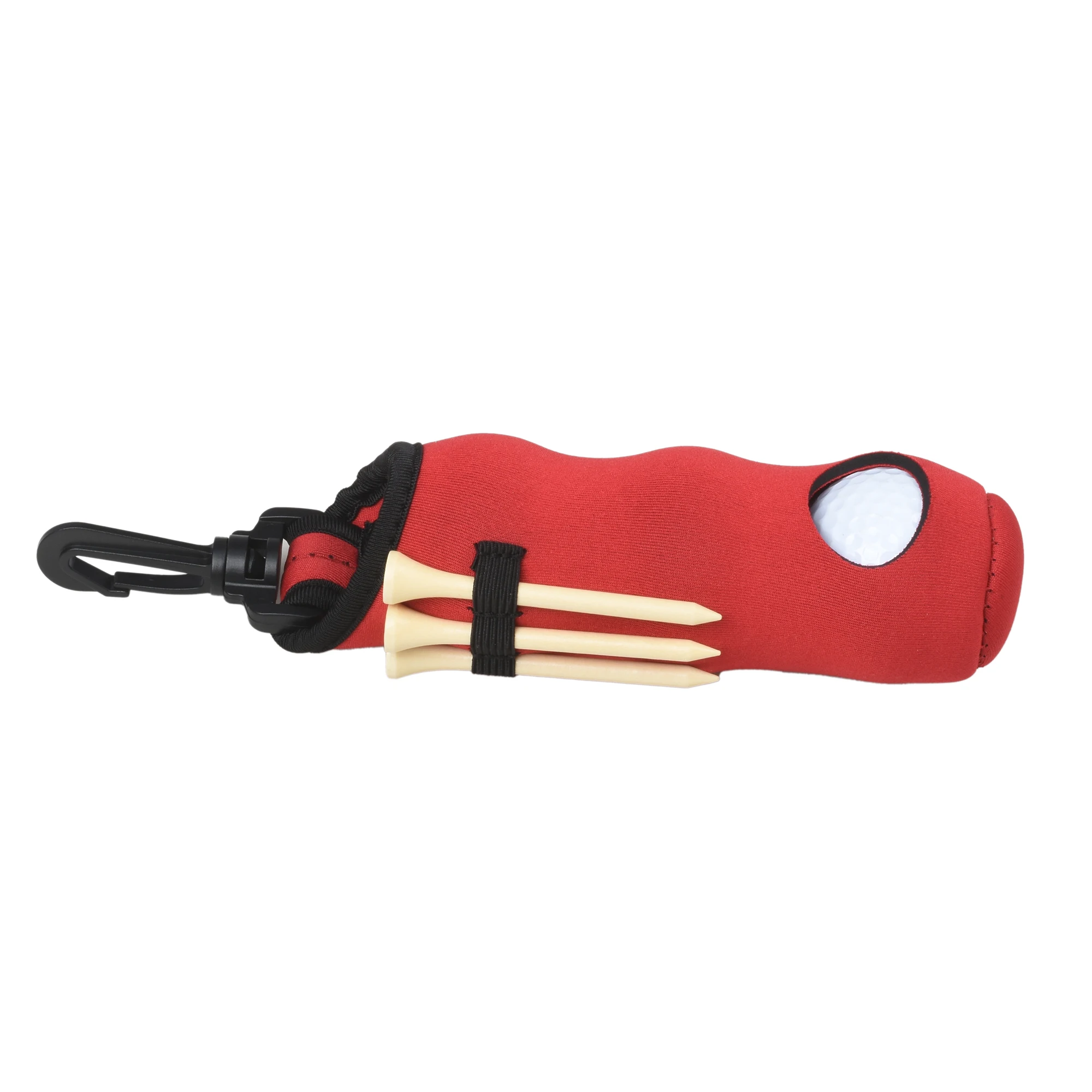Golf Tee Halter Neopren Golf Ball Tragetasche Tasche Golf Ball Halter Schlüsselbund Gürtel Clip Golf Geschenke Zubehör