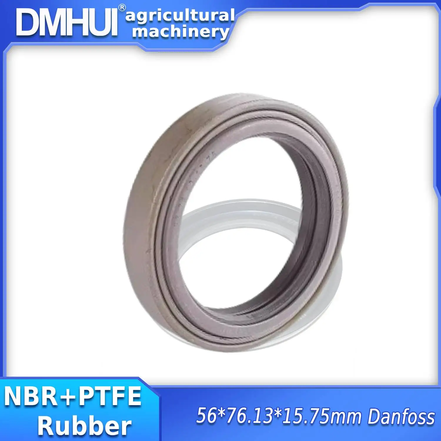 DMHUI RE60270 NBR PTFE 56x76,13x15,75 мм, сельскохозяйственная техника, масляное уплотнение OEM RE60270 ESP T13 * 056007600130-NCC