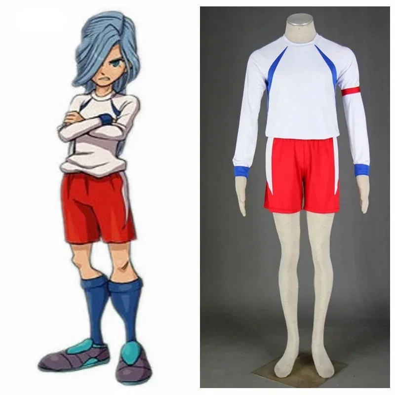 

Inazuma Eleven Аниме Team Knights Of Queen Джерси Хэллоуин Косплей Костюм Настроить для взрослых больших размеров if;3