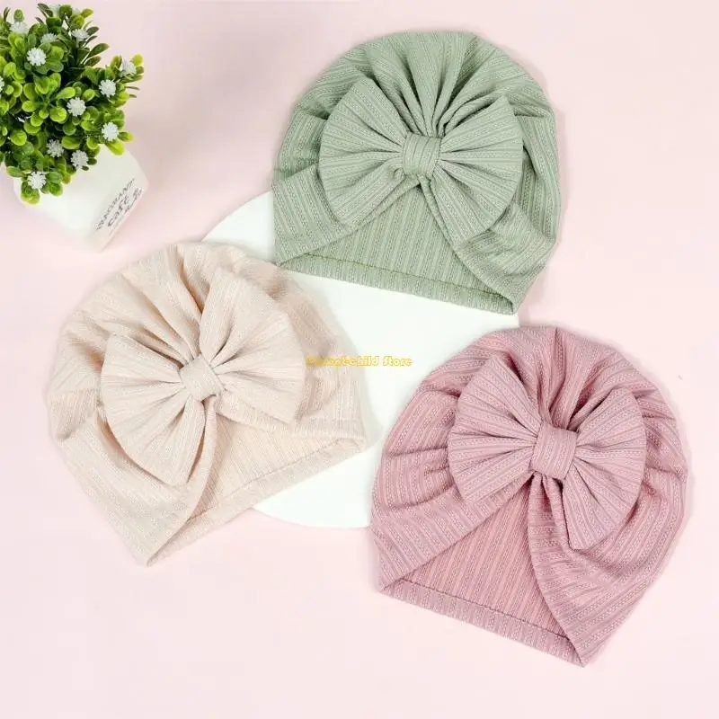 WXTD Topi Beanie Bayi Baru Lahir untuk Turban Bayi Topi Bayi Baru Lahir Topi Tengkorak Lembut Bayi Topi Ikatan Simpul Elastis