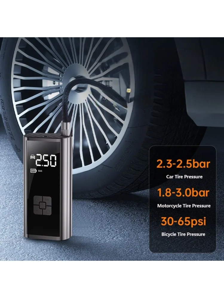 AliExpress NONE Tire Inflator Pump Air Pump Portable Air Compressor Tire Inflator High Power Inflation Pump Cordless Car Motorcycle Bicycle