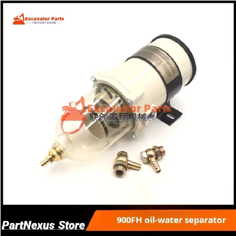 For heavy truck diesel Oil and water separator assembly 900FH Truck modification upgrade filter Hitachi Filter Excavator Parts