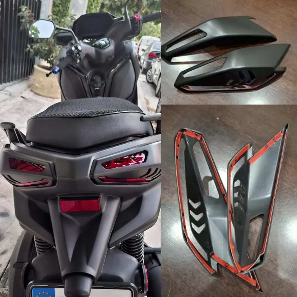 2024 XMAX300 Tail Light Cover Cap For Yamaha XMAX 300 2023 X MAX Taillight Shell Fairing Rear Turn Signal Lamp Protector Guard