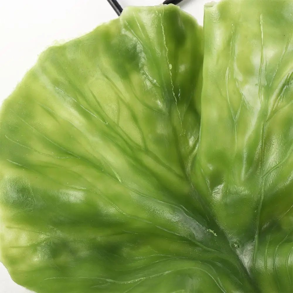 Fake PU Kitchen Decor DIY Artificial Simulation Vegetable Model Lettuce Leaves Kids Toy Lettuce Adornment