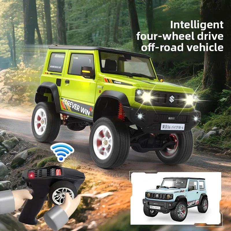 Remote control 4WD electric off-road vehicle model, car climbing with light horn