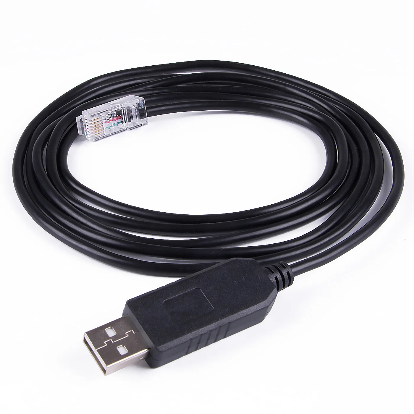 Kabel komunikacyjny szeregowy USB do akumulatorów litowo-jonowych BMS, konwerter kabel USB do RJ11 6 p4c RS232