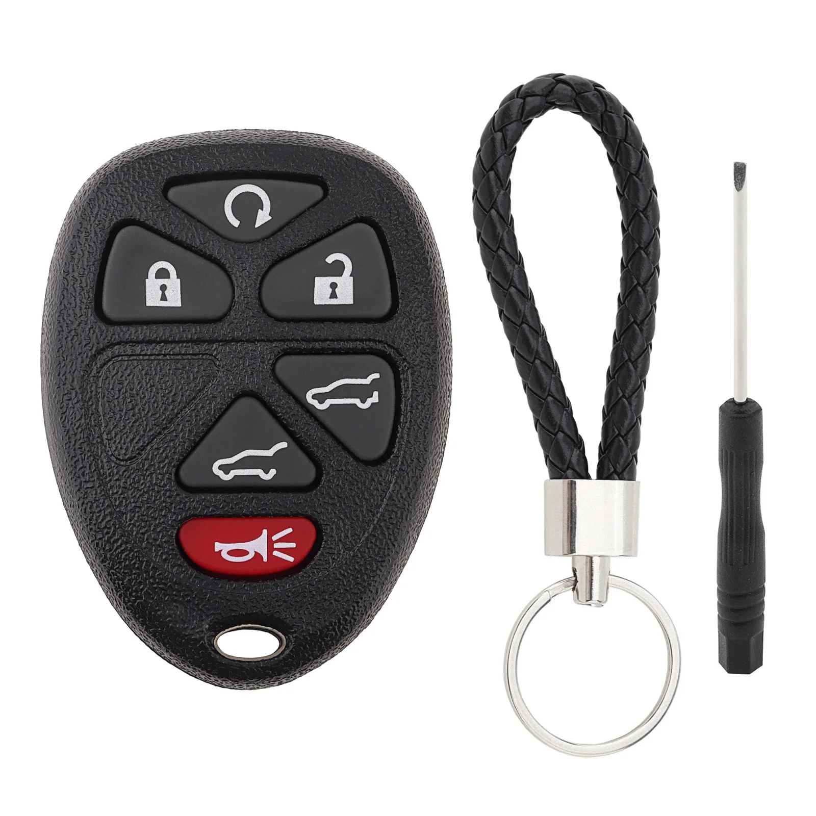 

6 Buttons Car Remote Key Fob Shell Case Fit for Chevy Suburban Tahoe Pontiac Traverse Saturn EscaladeYukon Key Shell Case Cover
