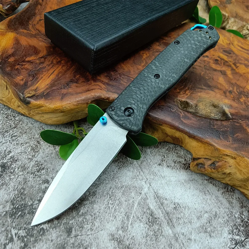 

Manual-opening Drop-Point Blade Pocket Folding Knife Outdoor Carbon Fiber Handle Tactical Hunting EDC Combat Camp Survival Tool