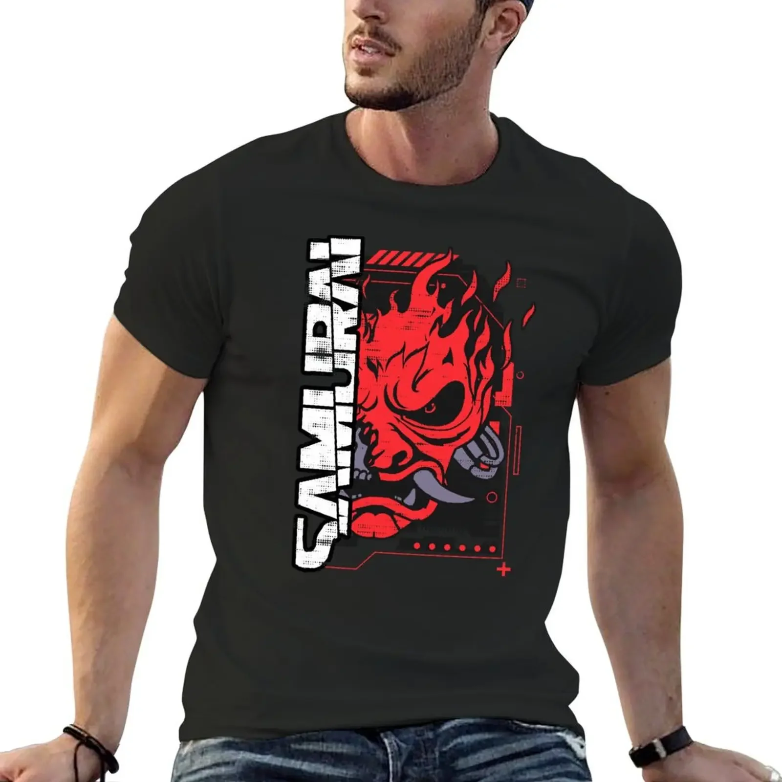 

samurai rock band T-Shirt oversizeds rapper graphic tees graphic tee shirt man clothes mens graphic t-shirts hip hop